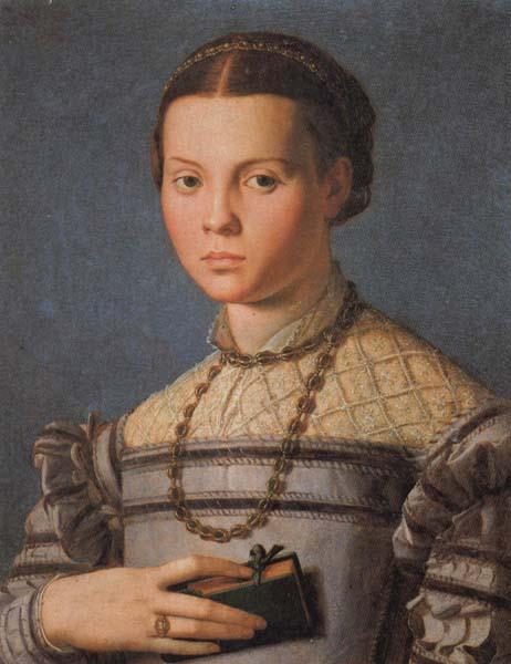 Agnolo Bronzino Portrait of a Little Gril with a Book oil painting image